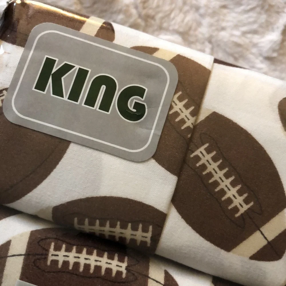 Football Print Sheet Set - KING